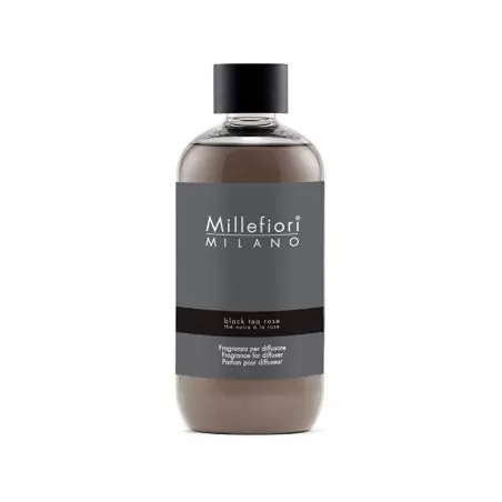 Náhradní náplň do aroma difuzéru Natural Černý čaj a růže Millefiori Milano - 250 ml