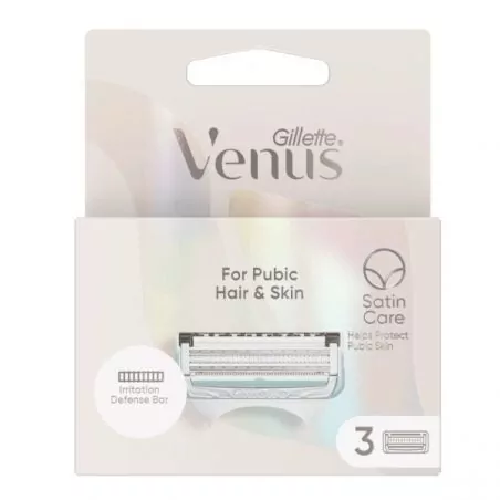 Náhradní holicí hlavice na oblast bikin Venus Bikini Gillette / Varianta: 3 ks - 3 ks