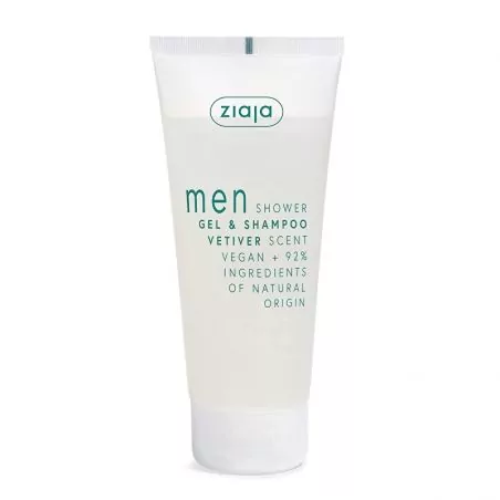 Sprchový gel a šampon Vetiver Men (Gel & Shampoo) Ziaja - 200 ml