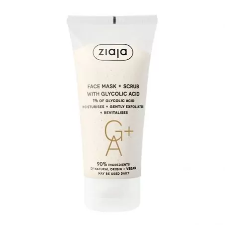 Peelingová maska s kyselinou glykolovou (Face Mask + Scrub) Ziaja - 55 ml