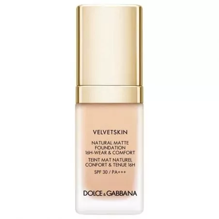 Matující tekutý make-up Velvetskin (Natural Matte Foundation) Dolce & Gabbana / Odstín: Cashmere - 30 ml