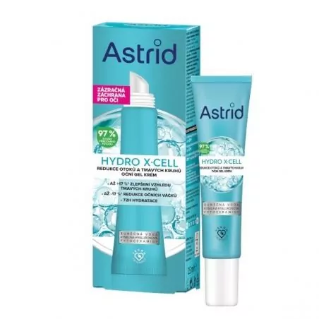 Oční gel krém proti otokům a tmavým kruhům Hydro X-Cell Astrid - 15 ml