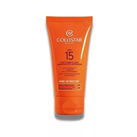 Opalovací pleťová péče proti vráskám SPF 15 (Anti-Wrinkle Tanning Face Treatment) Collistar - 50 ml