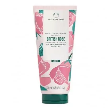 Tělové mléko pro normální až suchou pokožku British Rose (Body Lotion) The Body Shop - 200 ml