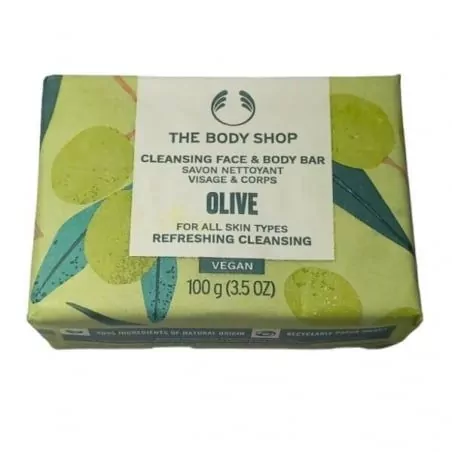 Tuhé mýdlo na obličej a tělo Olive (Cleansing Face & Body Bar) The Body Shop - 100 g