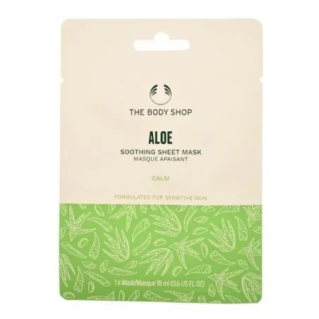 Zklidňující slupovací pleťová maska Aloe (Soothing Sheet Mask) The Body Shop - 18 ml