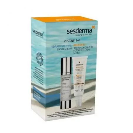 Dárková sada pro ochranu pleti Repaskin Silk Touch Sesderma