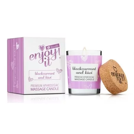 Masážní svíčka Enjoy it! Blackcurrant and Kiwi (Massage Candle) Magnetifico Power Of Pheromones - 70 ml