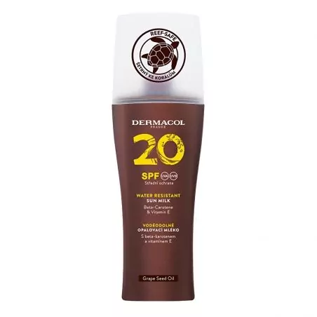 Voděodolné opalovací mléko SPF 20 (Sun Milk) Dermacol - 200 ml
