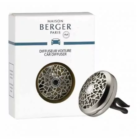 Difuzér do auta s náplní Divočina černý Illusion (Car Diffuser) Maison Berger Paris