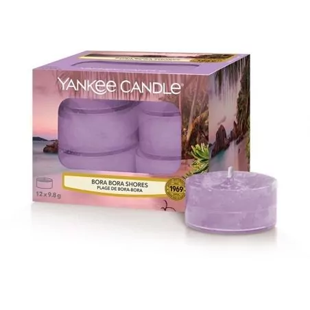 Aromatické čajové svíčky Bora Bora Shores 12 x Yankee Candle - 9,8 g