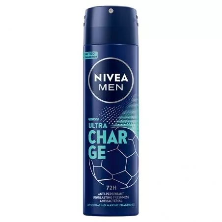 Antiperspirant ve spreji pro muže Men Ultra Charge (Anti-perspirant) Nivea - 150 ml