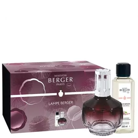 Dárková sada katalytická lampa Molecule švestková + náplň Pod Magnóliemi Maison Berger Paris - 250 ml
