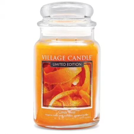 Vonná svíčka ve skle Citrusové osvěžení (Citrus Twist) Village Candle - 602 g