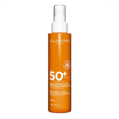Opalovací mléko na tělo ve spreji SPF 50 (Sun Spray Lotion) Clarins - 150 ml