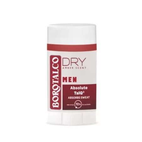 Tuhý deodorant Men Dry Amber Scent (Deo Stick) Borotalco - 40 ml