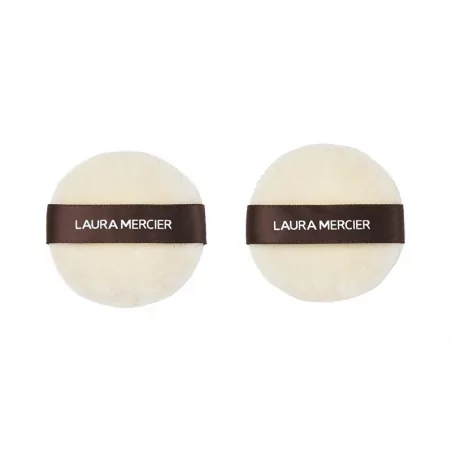 Houbička na sypký pudr (Medium Velour Puff) Laura Mercier - 2 ks