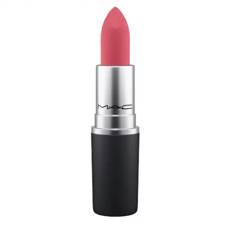Matná vyživující rtěnka Powder Kiss (Lipstick) MAC Cosmetics / Odstín: Style Shocked! - 3 g
