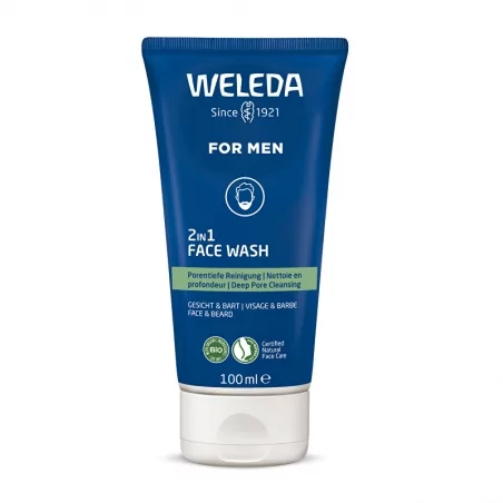 Čisticí gel na obličej a vousy (2in1 Face Wash) Weleda - 100 ml