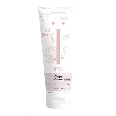 Krém na opruzeniny bez parfemace pro děti a miminka Baby & Kids (Diaper Cream 0% Perfume) NAÏF - 75 ml