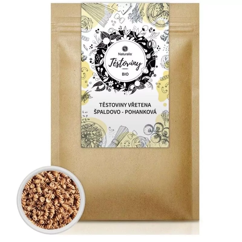 Těstoviny vřetena špaldovo-pohanková Naturalis BIO - 300 g Těstoviny vřetena špaldovo-pohanková Naturalis BIO - 300 g