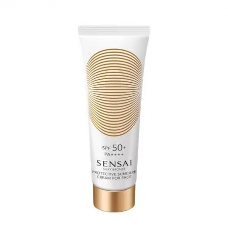 Ochranný krém na obličej SPF 50+ Silky Bronze (Protective Suncare Cream For Face) Sensai - 50 ml