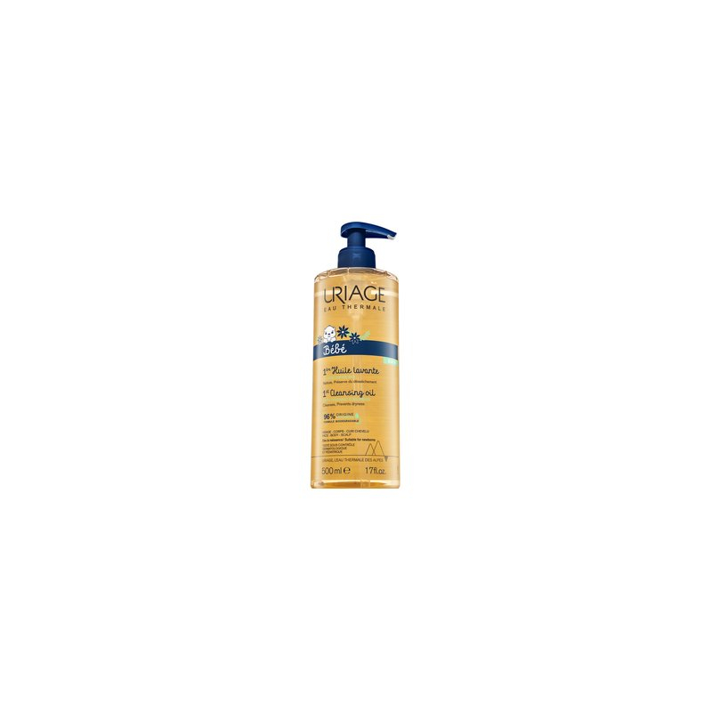Bébé čistící pěnivý olej 1st Cleansing Oil with Organic Edelweiss Uriage - 500 ml Bébé čistící pěnivý olej 1st Cleansing Oil with Organic Edelweiss Uriage - 500 ml