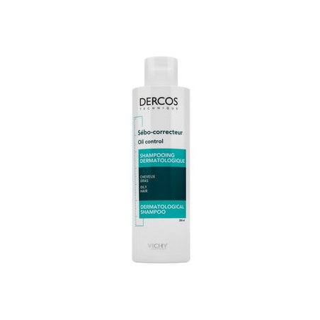 Dercos Oil Control Advanced Action Shampoo čisticí šampon pro mastnou pokožku hlavy Vichy - 200 ml