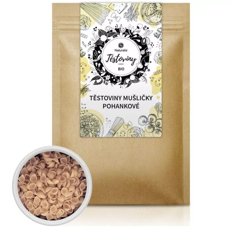 Těstoviny mušličky pohankové Naturalis BIO - 300 g Těstoviny mušličky pohankové Naturalis BIO - 300 g