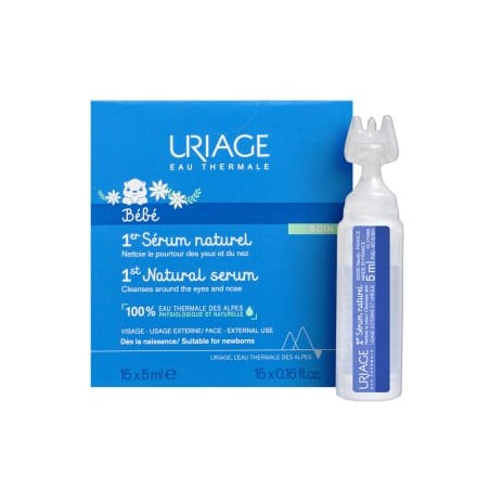Bébé zklidňující emulze 1st Natural Serum Uriage - 15 x 5 ml