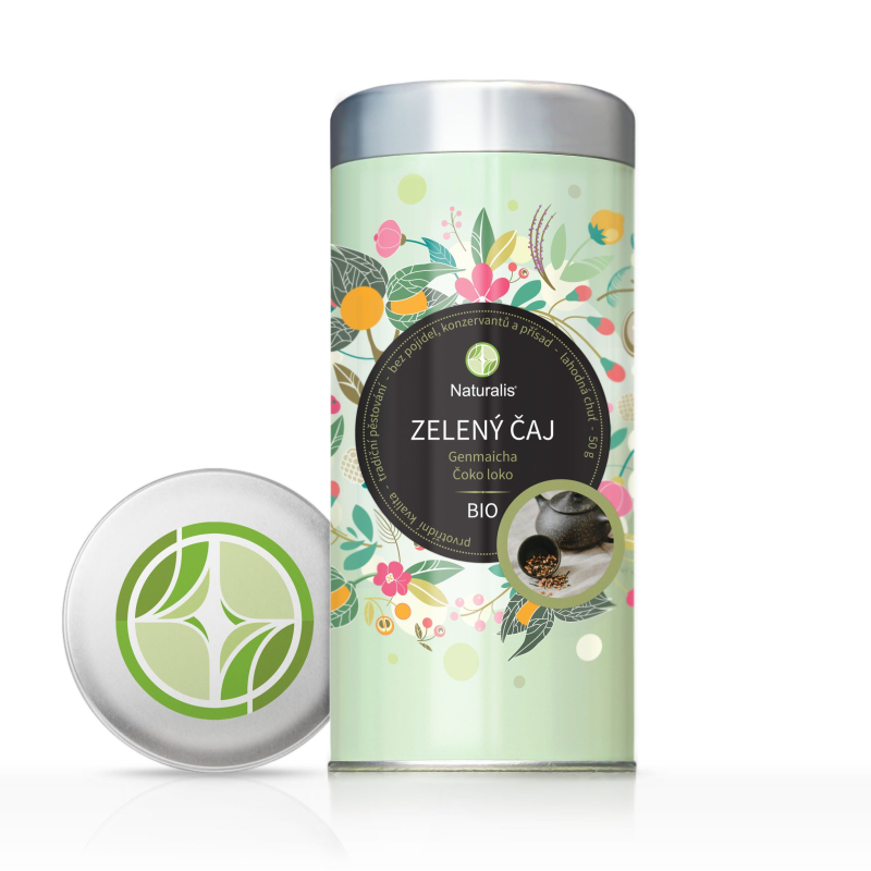 Zelený čaj Genmaicha (Čoko loko) Naturalis BIO