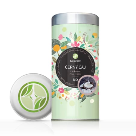 Černý čaj s kokosem (Coco cookie) Naturalis BIO