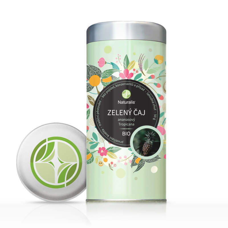 Zelený čaj ananasový (Tropicana) Naturalis BIO