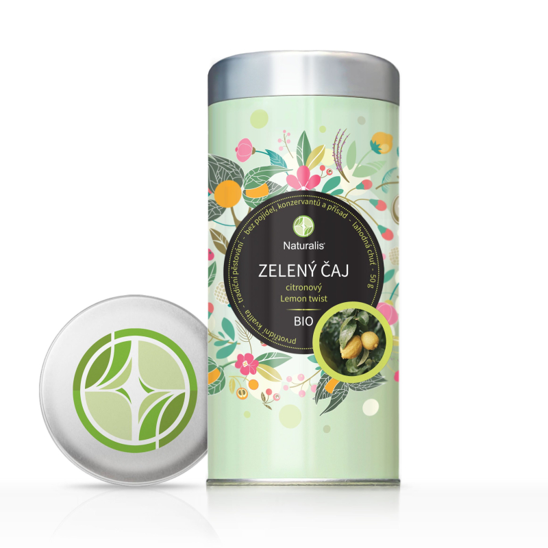 Zelený čaj citronový (Lemon twist) Naturalis BIO Zelený čaj citronový (Lemon twist) Naturalis BIO