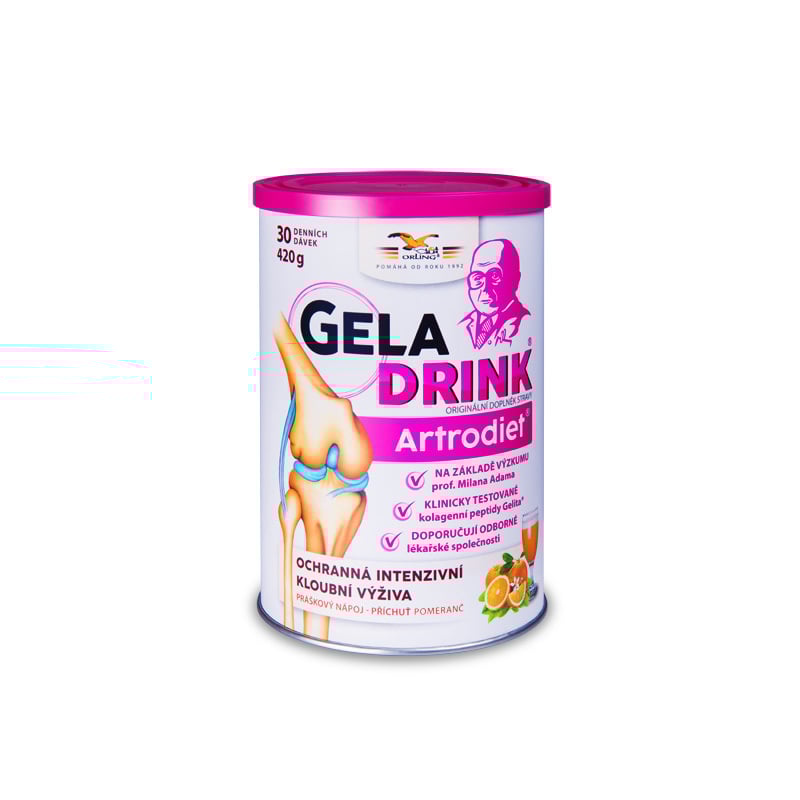 Geladrink Artrodiet nápoj Geladrink / Příchuť: Broskev - 420 g
