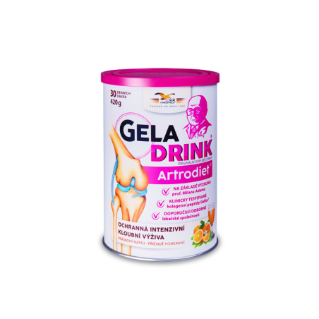 Geladrink Artrodiet nápoj Geladrink / Příchuť: Broskev - 420 g