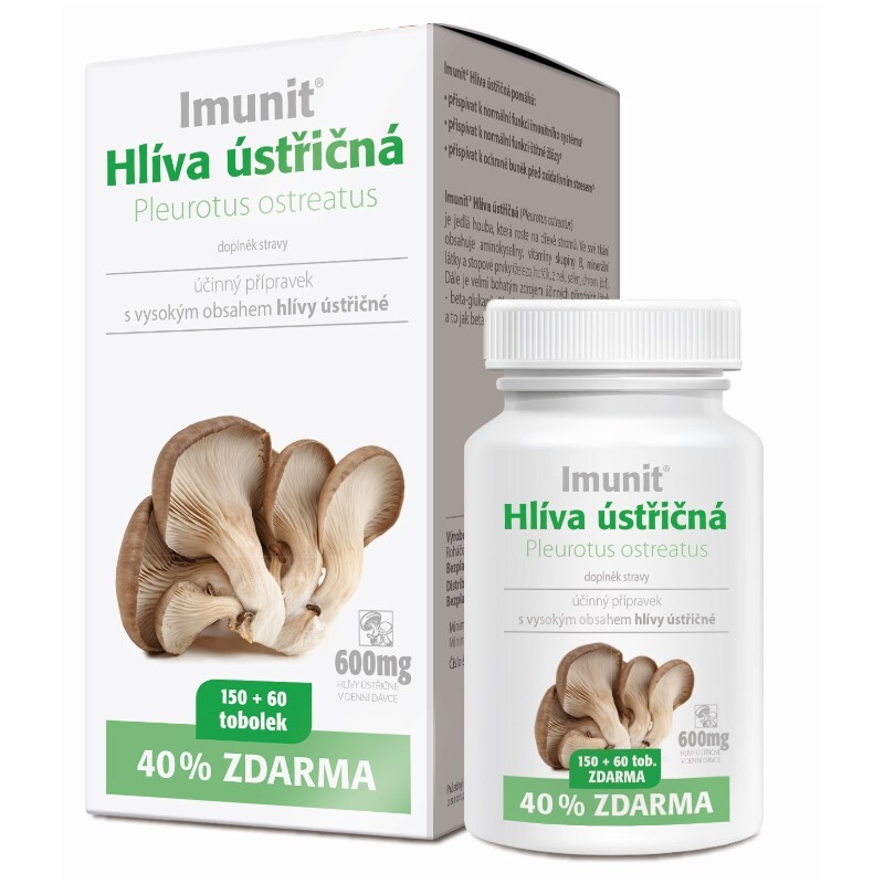 Imunit Hlíva ústřičná 150 tob. + 60 tob. ZDARMA Simply You Imunit Hlíva ústřičná 150 tob. + 60 tob. ZDARMA Simply You