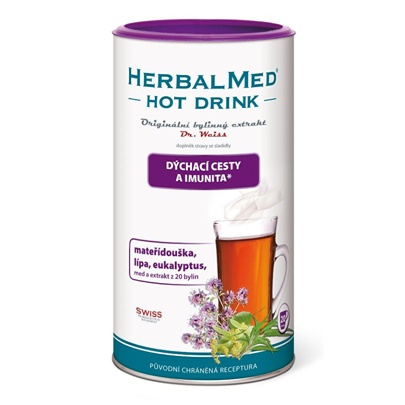 HerbalMed Hot Drink Dr. Weiss / dýchací cesty a imunita Simply You - 180 g