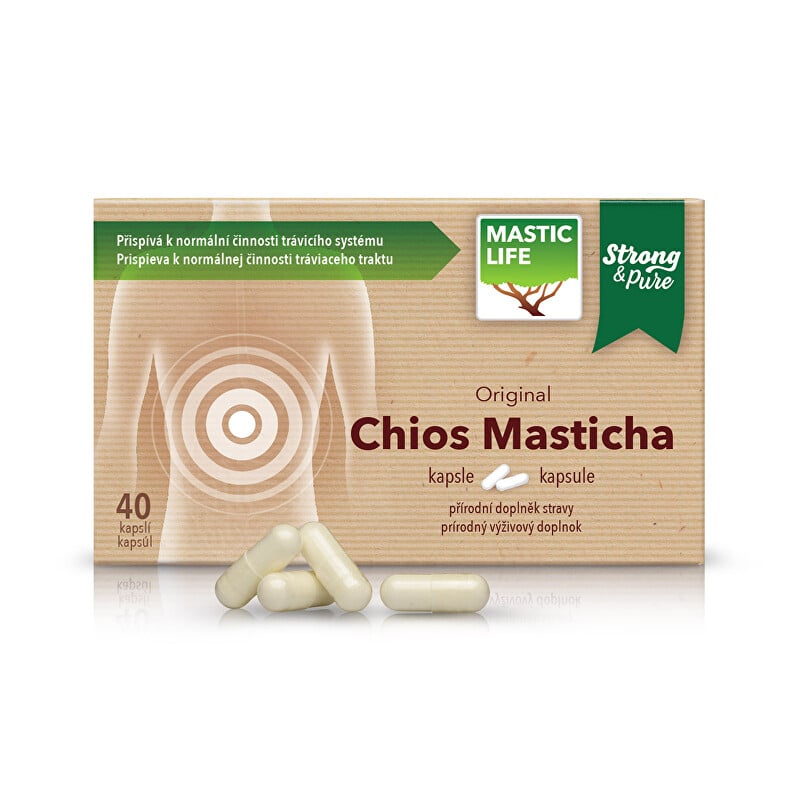 Chios Masticha Strong&Pure Mastic Life - 40 kapslí Chios Masticha Strong&Pure Mastic Life - 40 kapslí