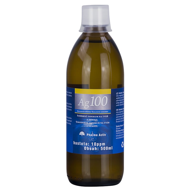 Koloidní stříbro Ag100 (10ppm) Pharma Activ - 300 ml Koloidní stříbro Ag100 (10ppm) Pharma Activ - 300 ml