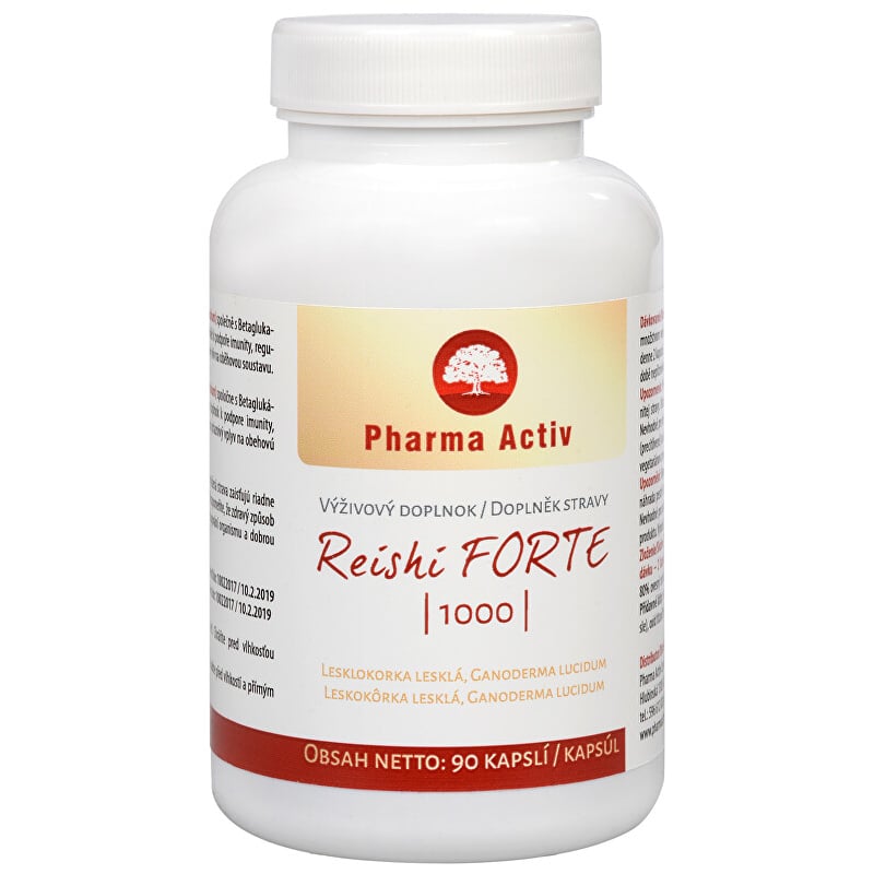 Reishi FORTE 1000 Pharma Activ - 90 kapslí Reishi FORTE 1000 Pharma Activ - 90 kapslí