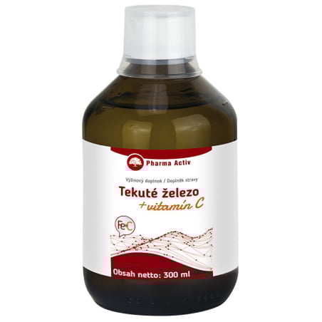 Koloidní železo + vitamín C liquid Pharma Activ - 300 ml