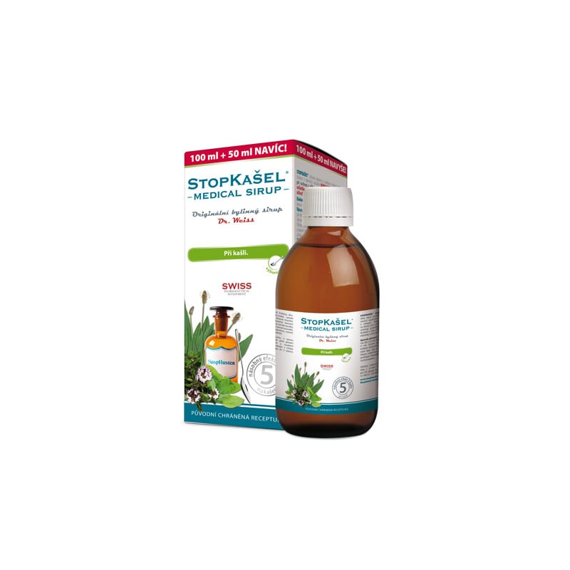 StopKašel Medical sirup Dr. Weiss 200 + 100 ml ZDARMA Simply You StopKašel Medical sirup Dr. Weiss 200 + 100 ml ZDARMA Simply You