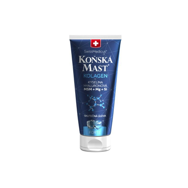 Koňská mast s mořským kolagenem forte chladivá Herbamedicus - 200 ml