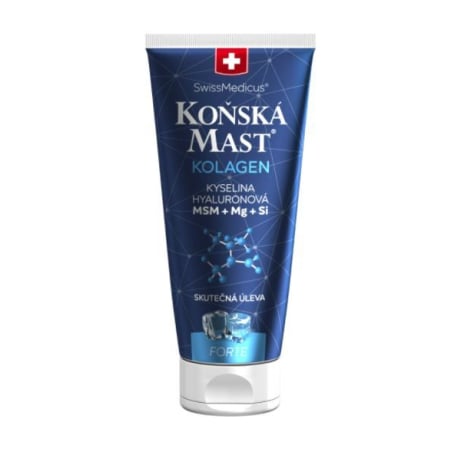 Koňská mast s mořským kolagenem forte chladivá Herbamedicus - 200 ml