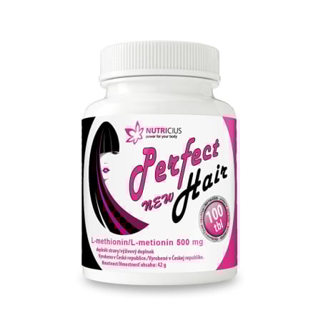 Perfect HAIR new / methionin 500 mg Nutricius - 100 tbl.