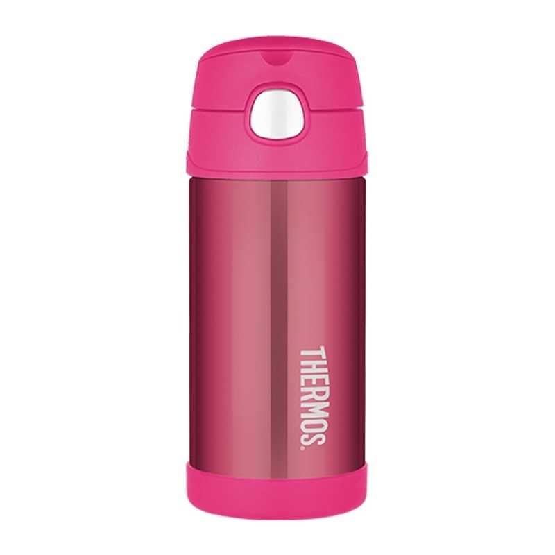 FUNtainer Dětská termoska s brčkem / růžová Thermos - 355 ml FUNtainer Dětská termoska s brčkem / růžová Thermos - 355 ml