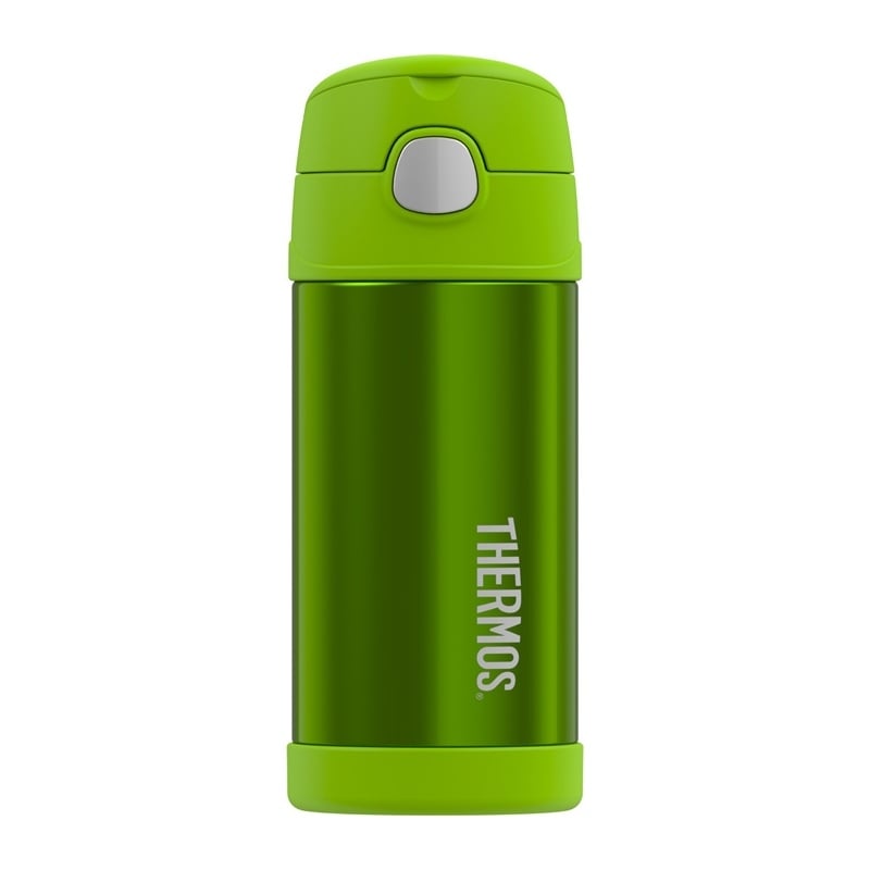 FUNtainer Dětská termoska s brčkem / limetková Thermos - 355 ml FUNtainer Dětská termoska s brčkem / limetková Thermos - 355 ml