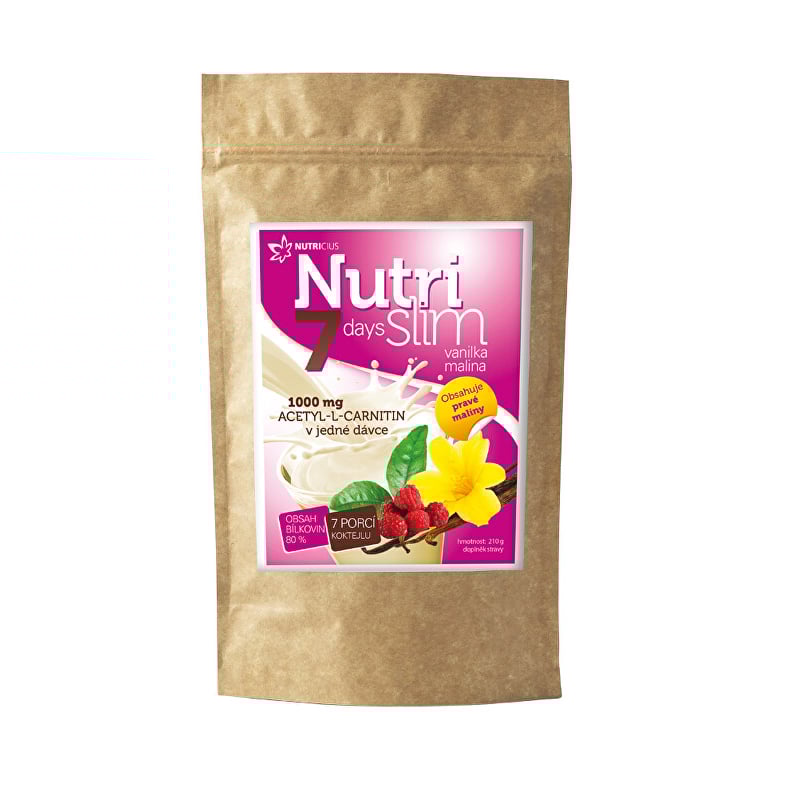 NutriSlim vanilka-malina Nutricius - 210 g NutriSlim vanilka-malina Nutricius - 210 g