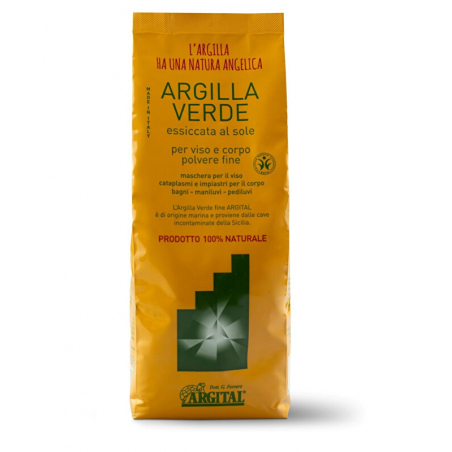 Zelený jíl vysušený sluncem Argital - 1 kg